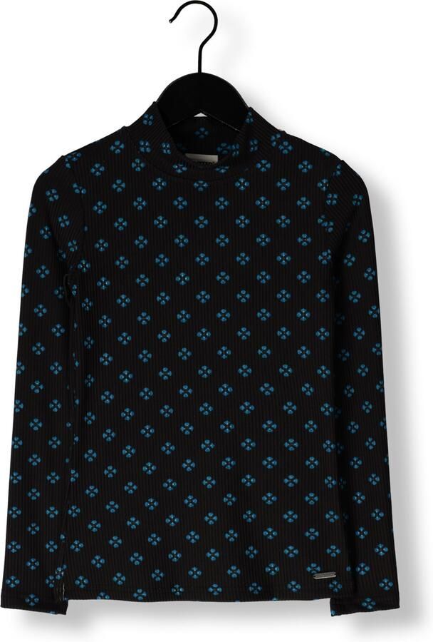Raizzed longsleeve Mariena met all over print zwart blauw - Foto 3