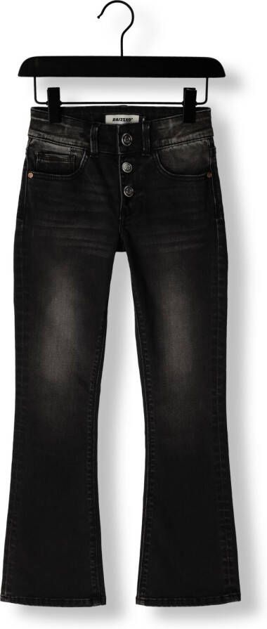 Raizzed high waist flared jeans Melbourne black Zwart Meisjes Stretchdenim 104