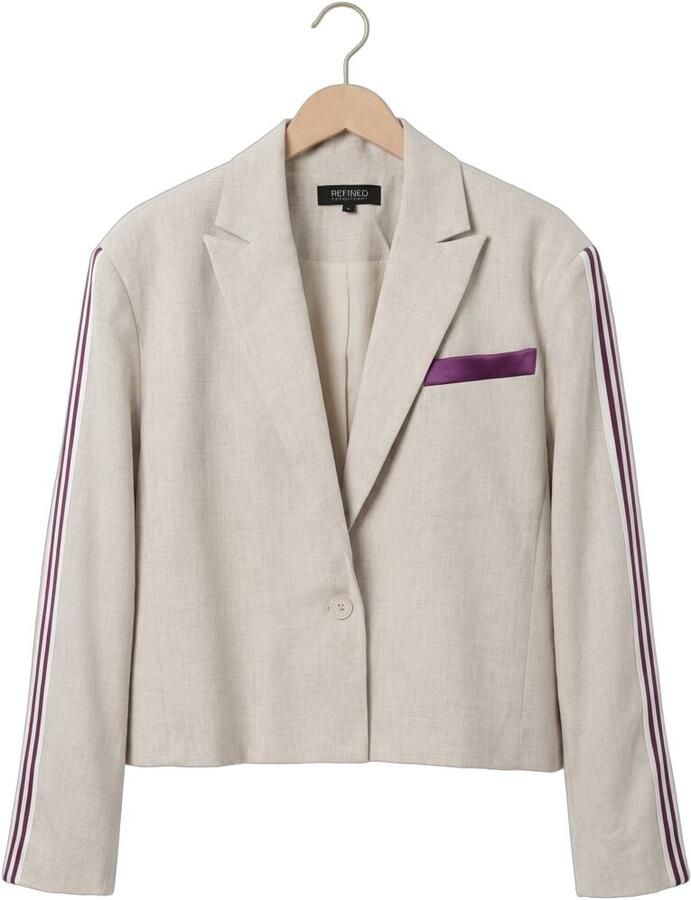 REFINED DEPARTMENT Dames Blazers Jackie Beige - Foto 2