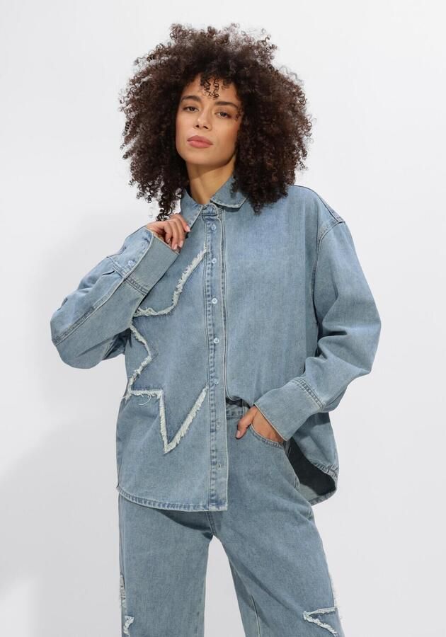REFINED DEPARTMENT Dames Blouses Ginny Lichtblauw