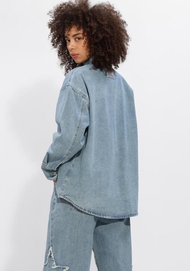 REFINED DEPARTMENT Dames Blouses Ginny Lichtblauw - Foto 4