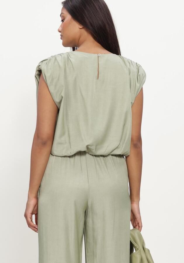 REFINED DEPARTMENT Dames Blouses Ladies Woven Flowy Cropped Blouse Liv Mint - Foto 4