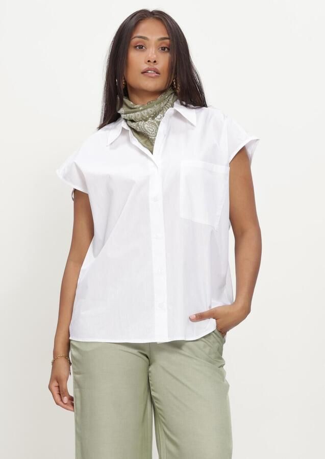 REFINED DEPARTMENT Dames Blouses Ladies Woven Sleeveless Poplin Blouse Raffy Wit