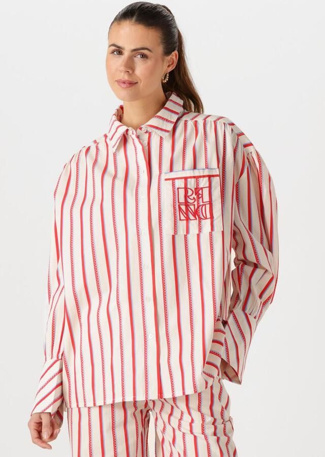 Refined Department Lara Blouse Lange Mouw Stijlvolle Top Multicolor Dames