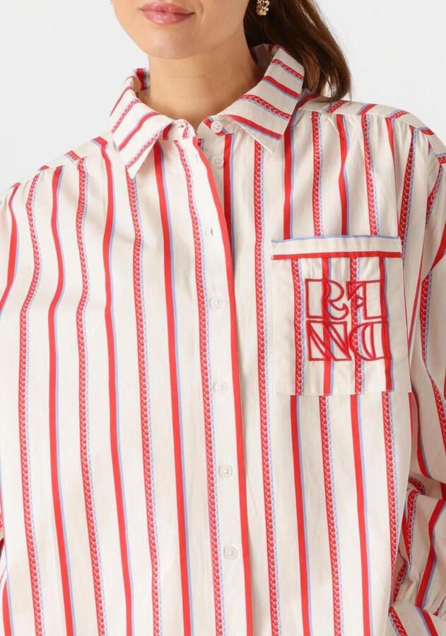 Refined Department Lara Blouse Lange Mouw Stijlvolle Top Multicolor Dames