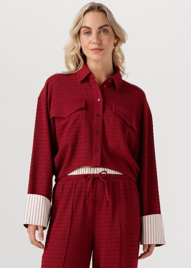 REFINED DEPARTMENT Dames Blouses Lyloe Bordeaux - Foto 4