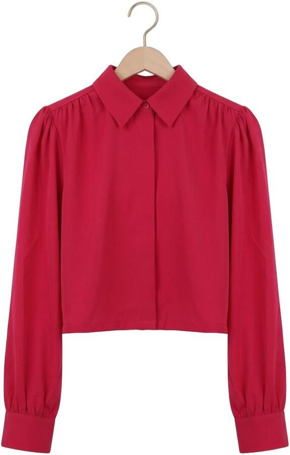 REFINED DEPARTMENT Dames Blouses Myra Fuchsia - Foto 4