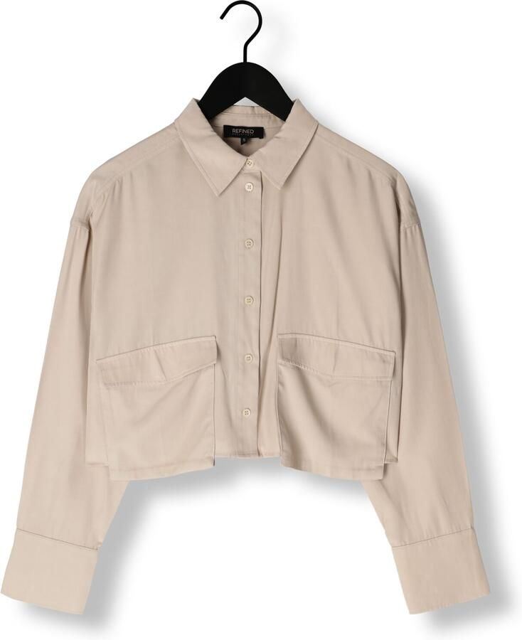 Refined Department Beige Blouse Tina Beige Dames