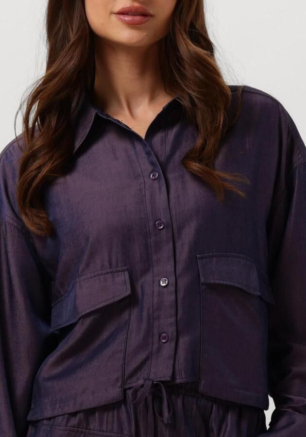 Refined Department Tina Blouse Lange Mouw Purple Dames - Foto 3