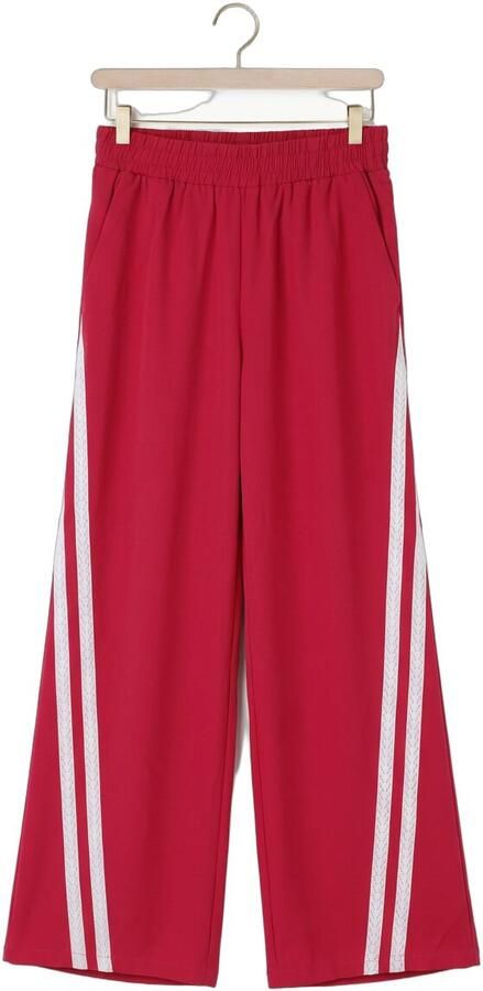 Refined Department wide leg regular waist pantalon rood - Foto 4