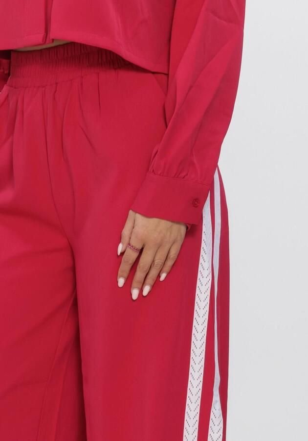 Refined Department wide leg regular waist pantalon rood - Foto 3