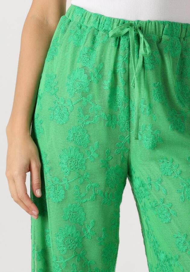 Refined Department wide leg regular waist broek groen - Foto 2