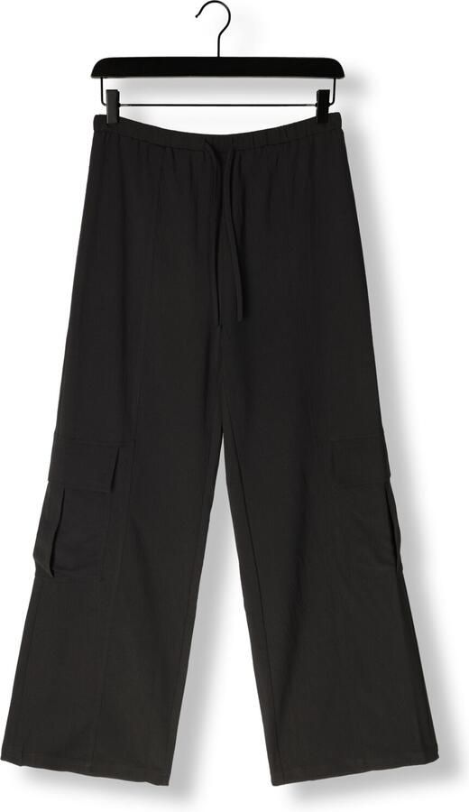 Refined Department wide leg high waist broek zwart - Foto 3
