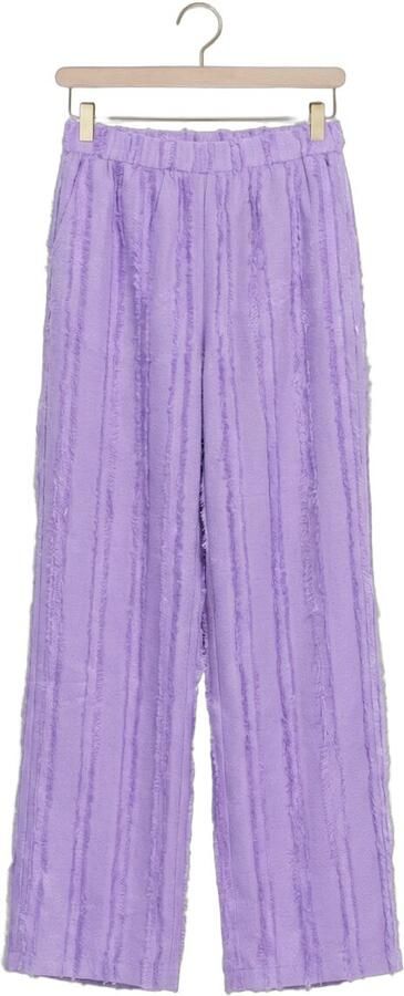 Refined Department wide leg regular waist broek paars - Foto 4