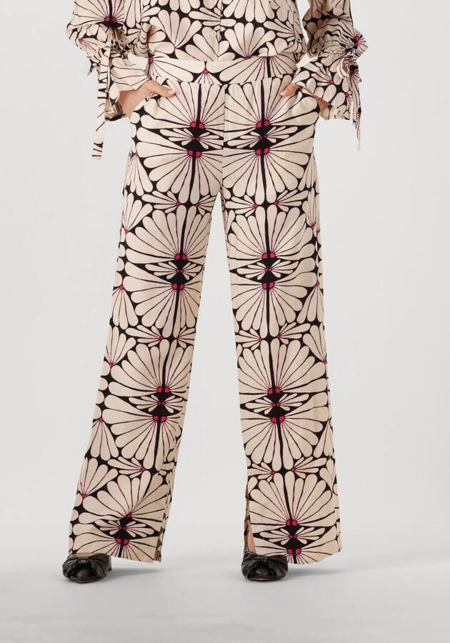 Refined Department wide leg regular waist broek beige - Foto 4