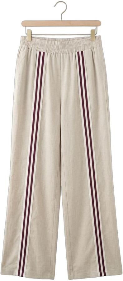 Refined Department wide leg regular waist broek ecru - Foto 4