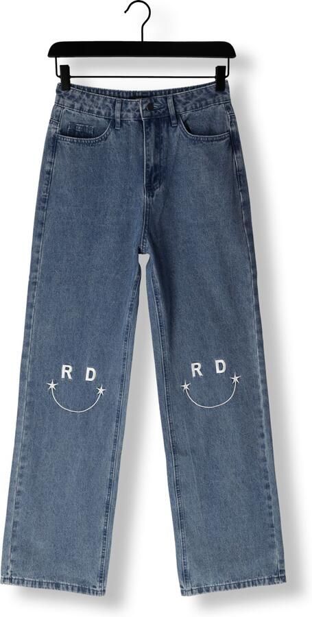 Refined Department high waist straight leg jeans medium blue denim - Foto 2