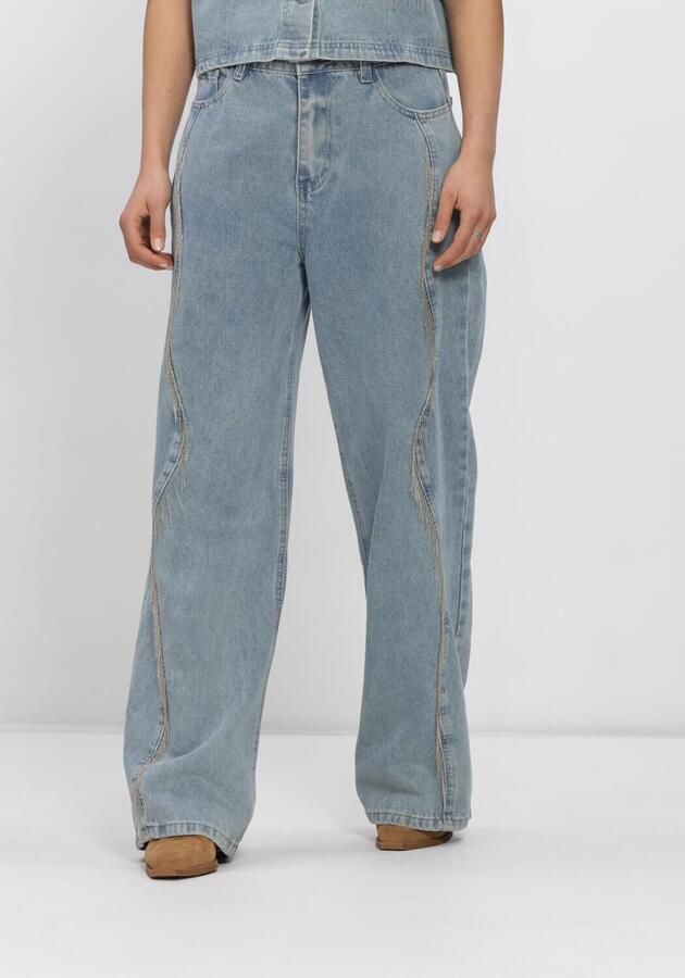 Refined Department regular waist regular fit jeans medium blue denim