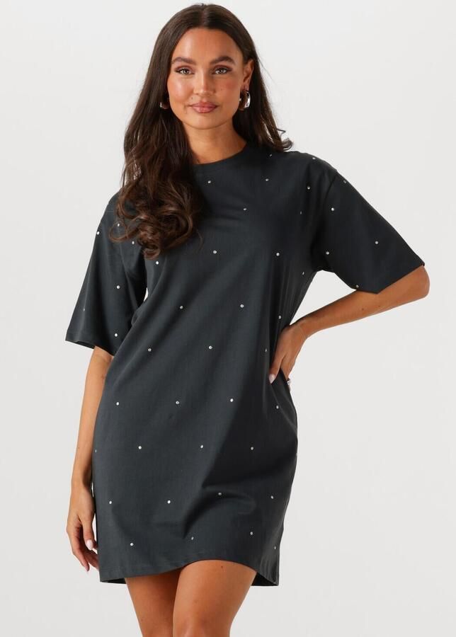 REFINED DEPARTMENT Dames Jurken Bella Donkergrijs - Foto 4