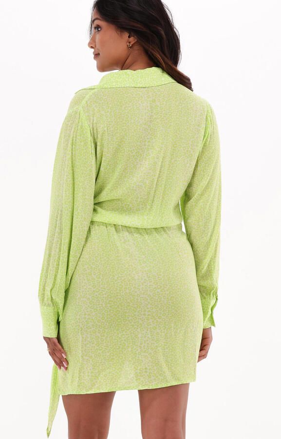 Refined Department Malu Dames Mini Jurk Lime Green Dames - Foto 2
