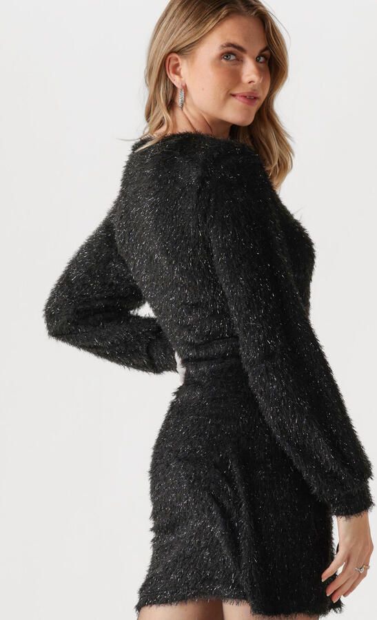 Refined Department Marjo Jurk Elegante Zwarte Jurk Black Dames - Foto 2