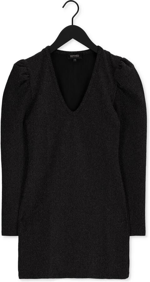 Refined Department Zwarte Mini Jurk Mira Black Dames - Foto 3