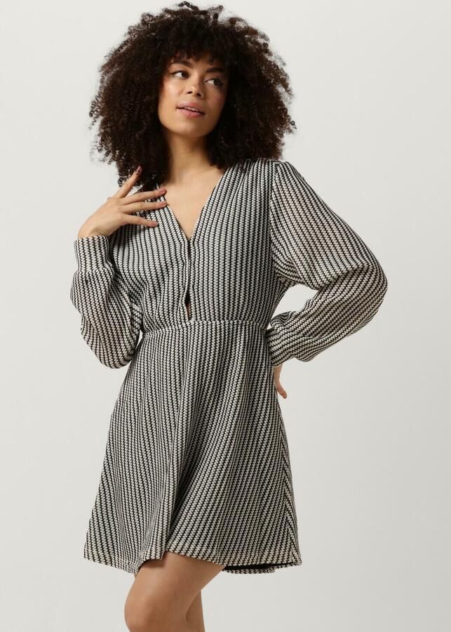 Refined Department Gebreide Mini Jurk Sheida Multicolor Dames - Foto 4