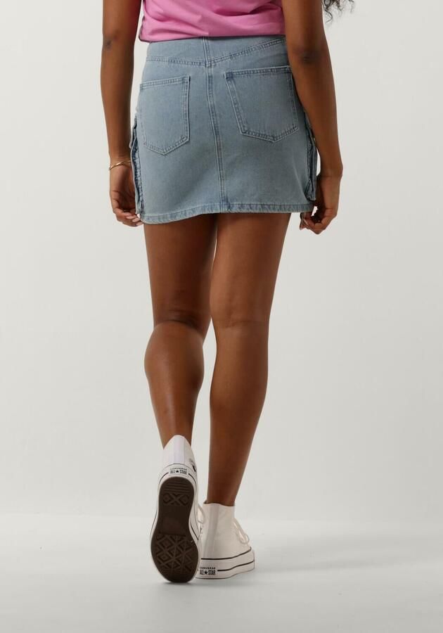 Refined Department cargo spijkerrok Jisel light blue denim - Foto 2