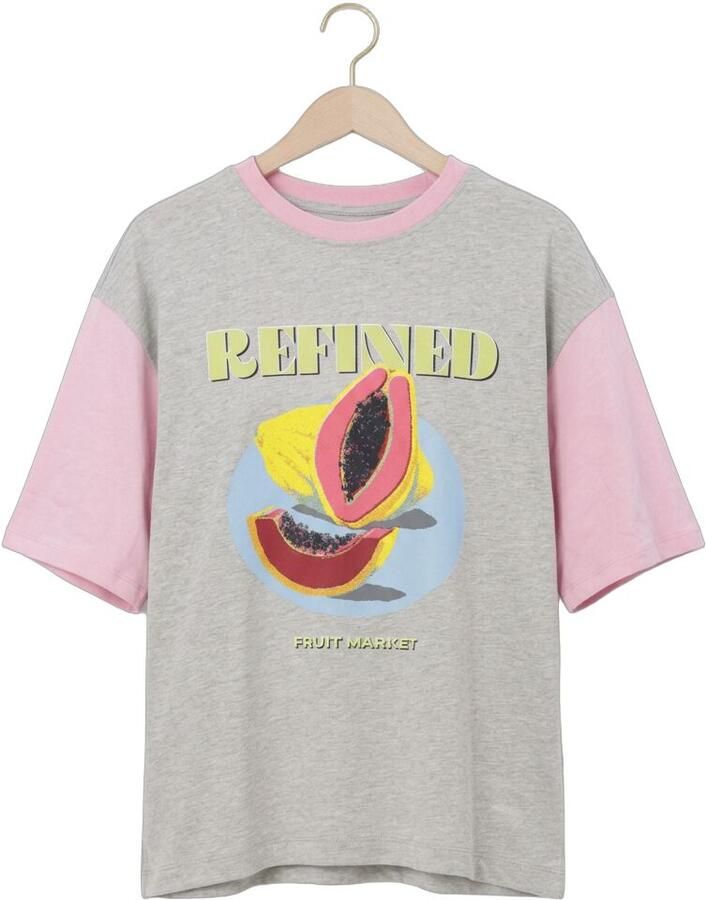 REFINED DEPARTMENT Dames Tops & T-shirts Loui 9986 Grijs - Foto 2