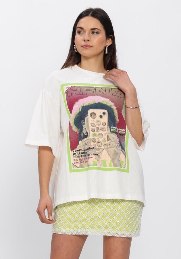 REFINED DEPARTMENT Dames Tops & T-shirts Loui Wit