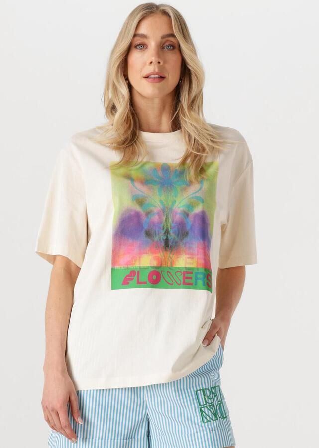 REFINED DEPARTMENT Dames Tops & T-shirts Maggy Ecru - Foto 4