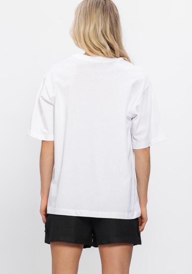 REFINED DEPARTMENT Dames Tops & T-shirts Maggy Wit - Foto 4