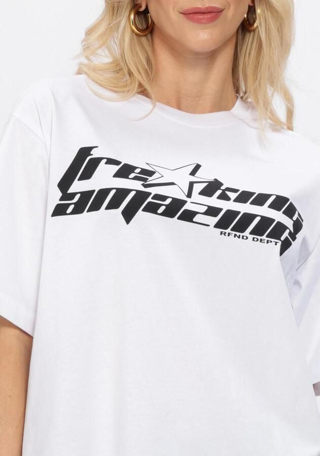 REFINED DEPARTMENT Dames Tops & T-shirts Maggy Wit - Foto 3