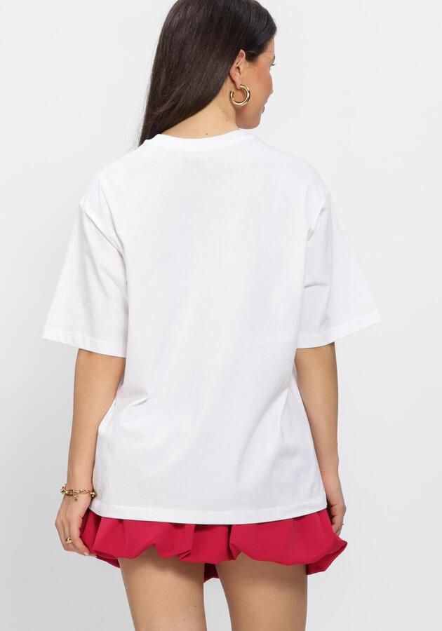 REFINED DEPARTMENT Dames Tops & T-shirts Maggy Wit - Foto 4