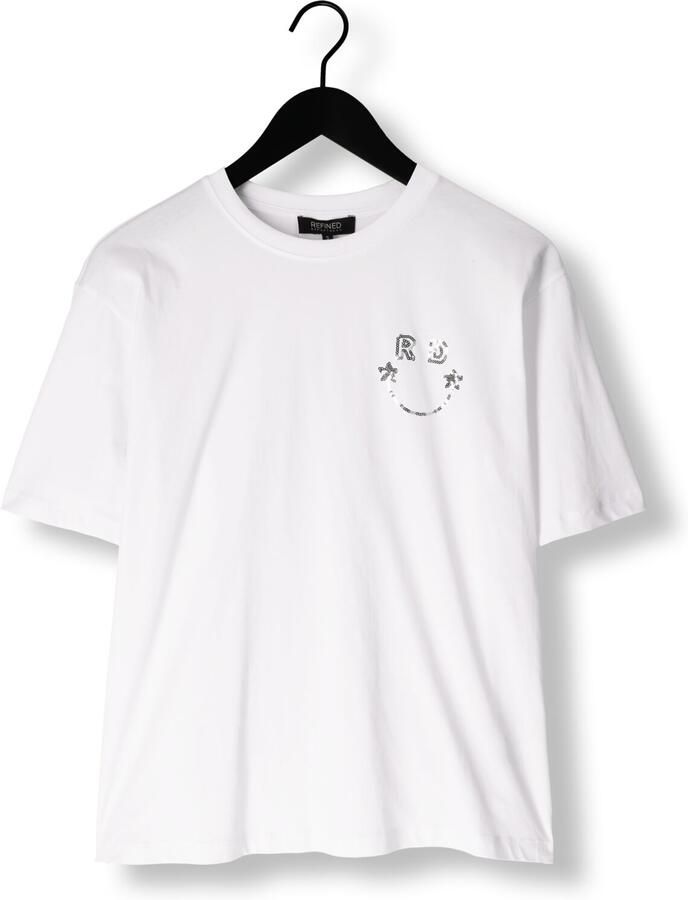 Refined Department Mexie T-Shirt Stijlvol R2411713588 White Dames