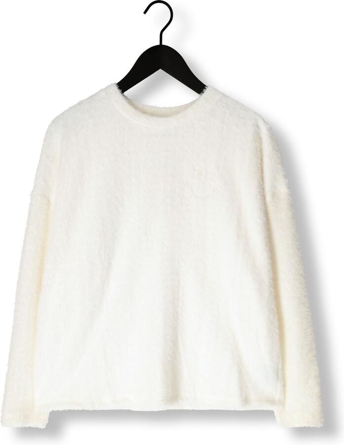 Refined Department Zachte Faux Fur Sweater Gael White Dames