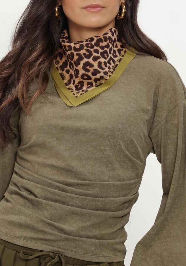 REFINED DEPARTMENT Dames Truien & Vesten Ladies Knitted Longsleeve Cruz Groen - Foto 3
