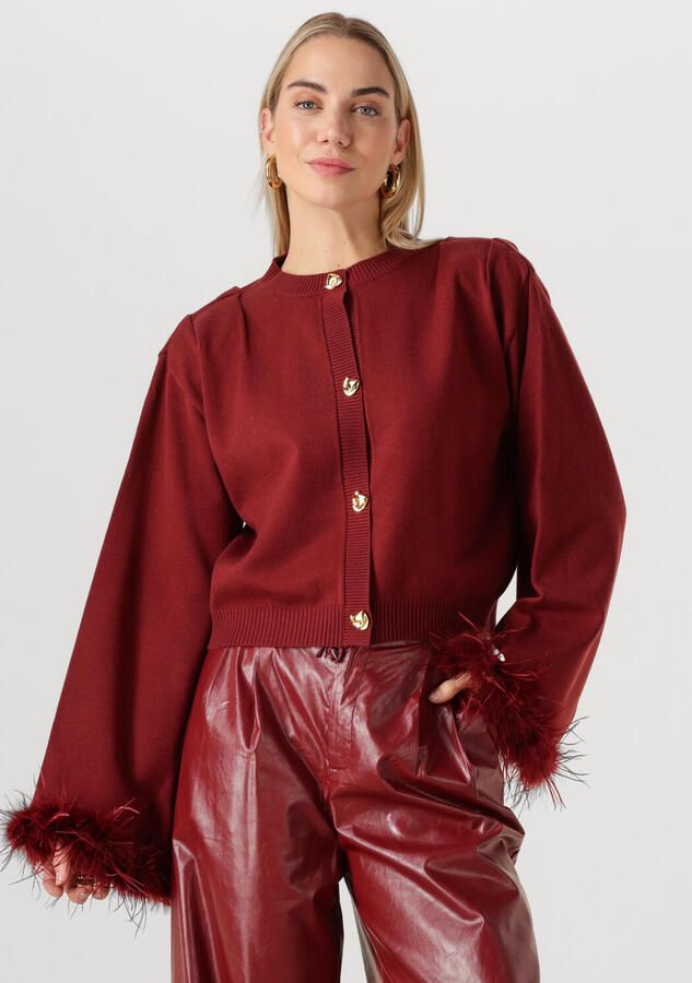 REFINED DEPARTMENT Dames Truien & Vesten Mady Bordeaux - Foto 4