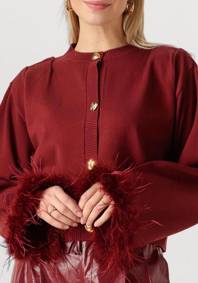 REFINED DEPARTMENT Dames Truien & Vesten Mady Bordeaux - Foto 2