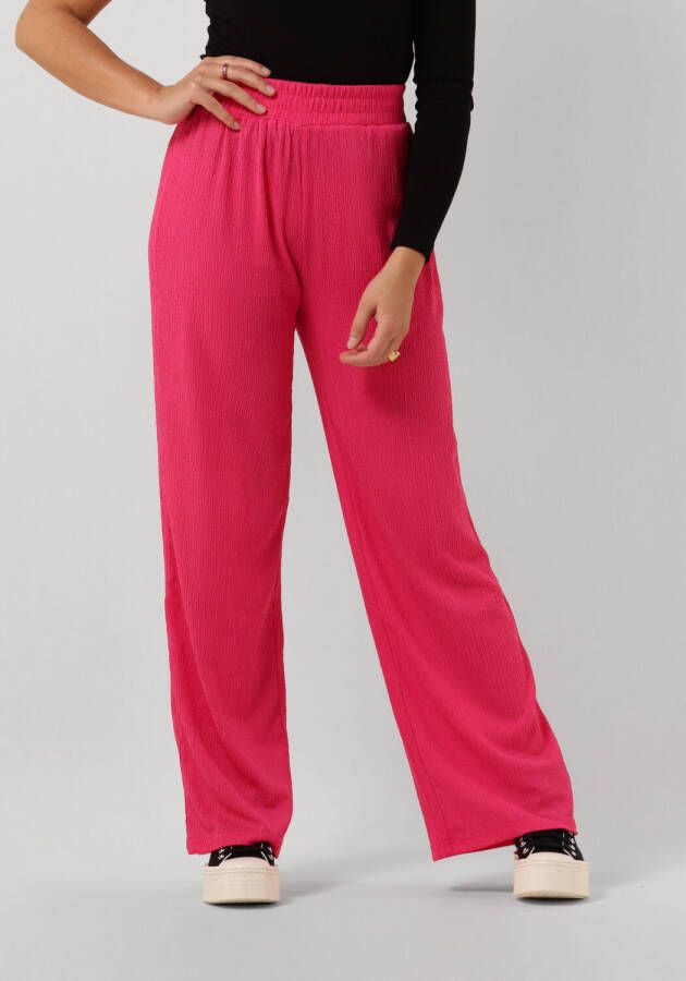 Refined Department Wijde Pijp Jersey Broek Pink Dames
