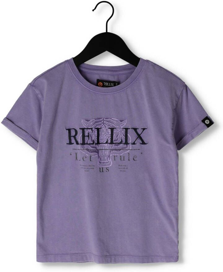 RELLIX Meisjes Tops & T-shirts T-shirt Tiger Lila