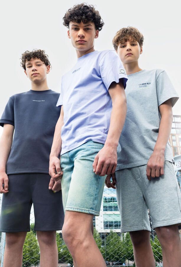 RELLIX Jongens Broeken Jog Wide Short Zwart - Foto 3