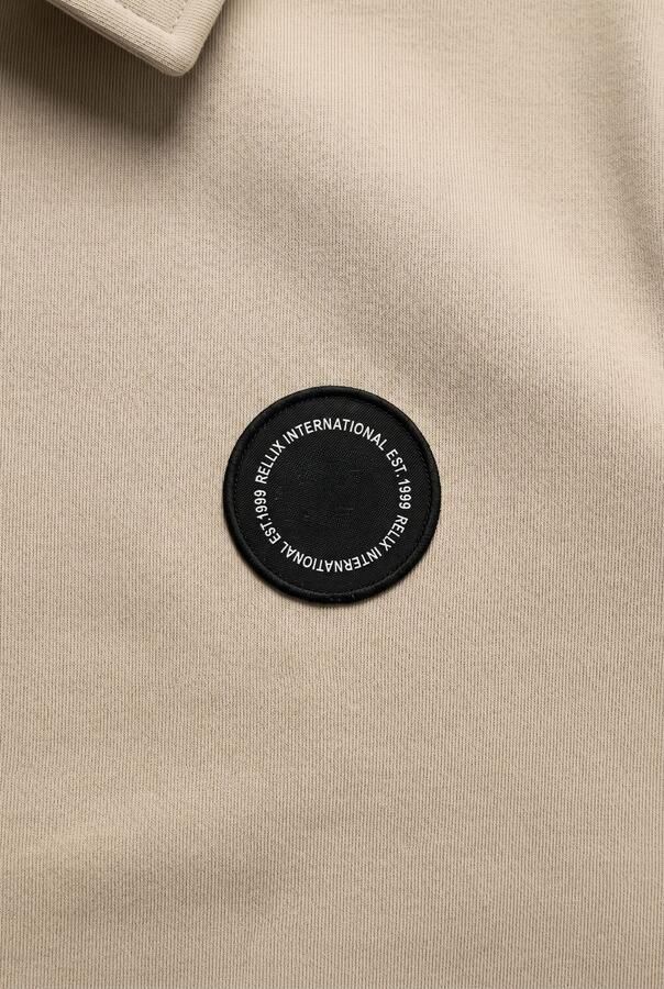 RELLIX Jongens Jassen Sweat Jacket Badge Beige