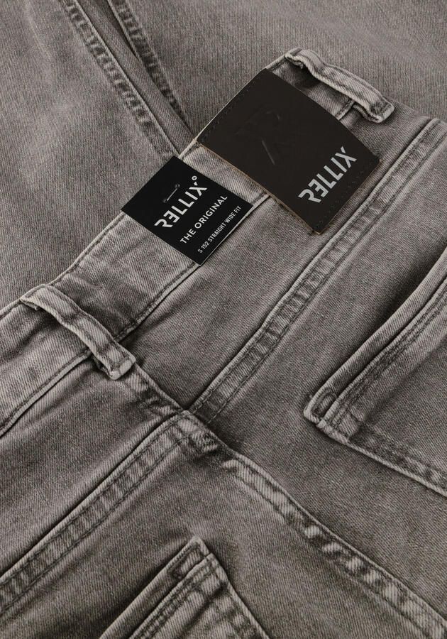RELLIX Jongens Jeans 2615 Straight Wide Fit Jeans Grijs - Foto 2