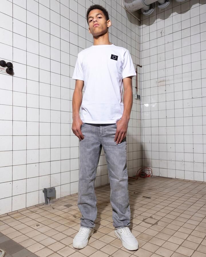 RELLIX Jongens Jeans 2615 Straight Wide Fit Jeans Grijs