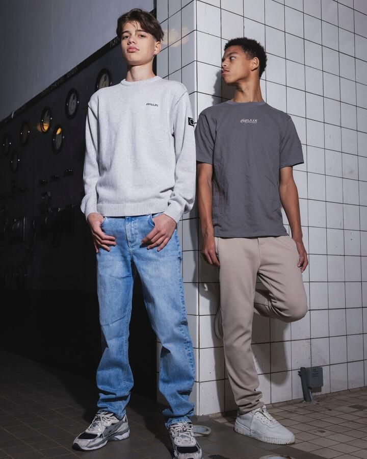 RELLIX Jongens Jeans 2616 Straight Wide Fit Jeans Lichtblauw