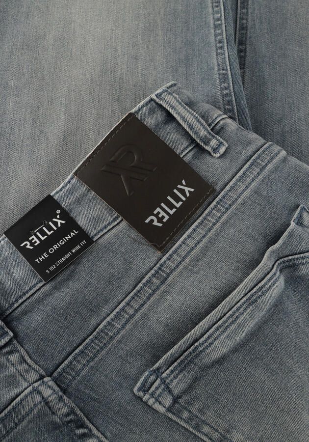 RELLIX Jongens Jeans 2617 Straight Wide Fit Jeans Lichtgrijs - Foto 3