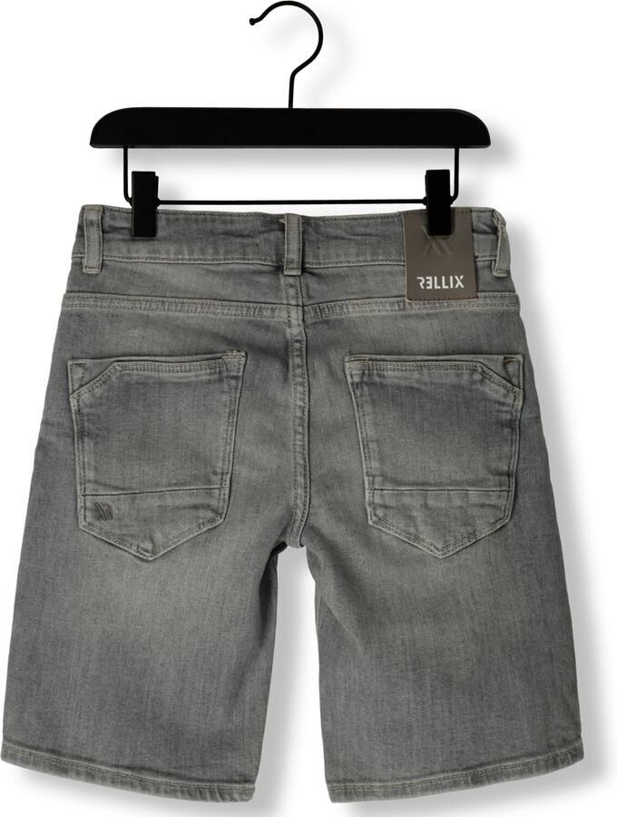 RELLIX Jongens Jeans Denim Short Grey Grijs - Foto 1