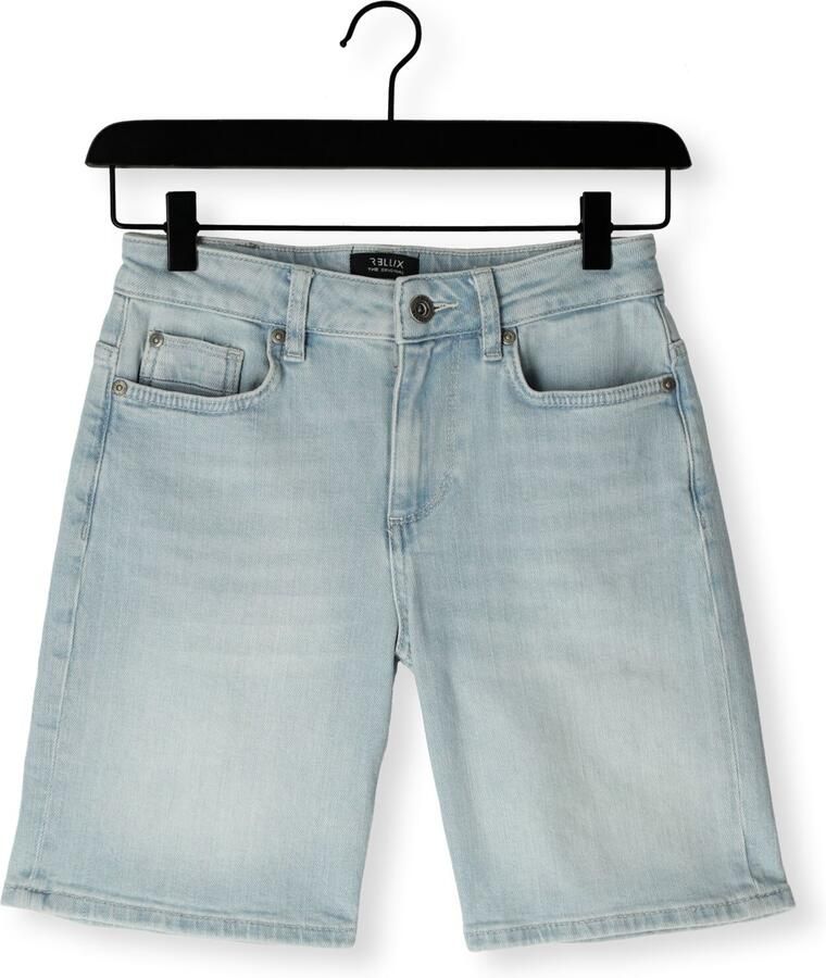 Rellix straight regular waist short light blue denim