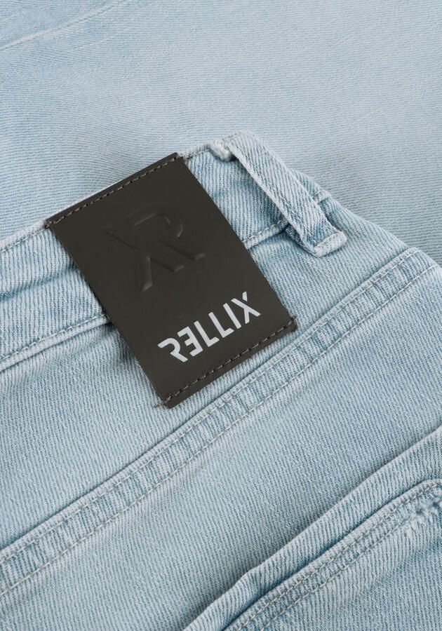 Rellix straight regular waist short light blue denim - Foto 2